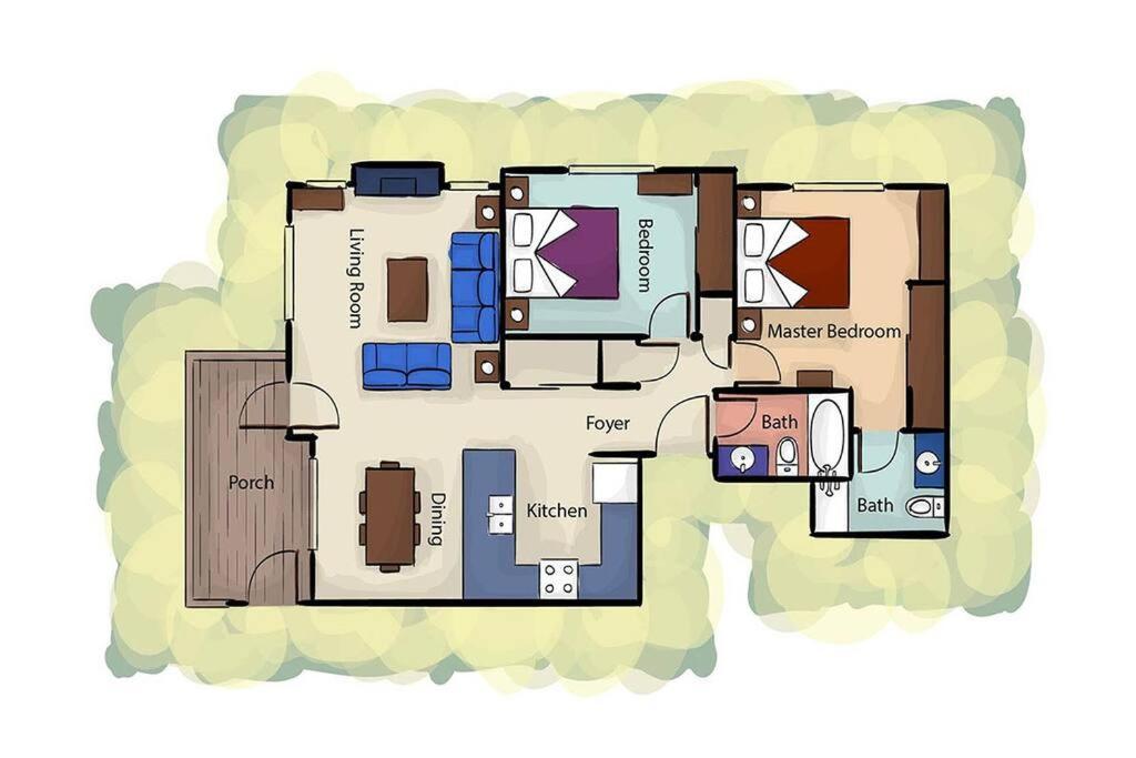 Апартаменти Walk To Downtown * 6 Guests * Pets * A/C! * No Stairs! Лівенворт Екстер'єр фото